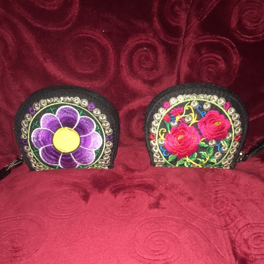 Embroidered wristlets - $10 each sold separately